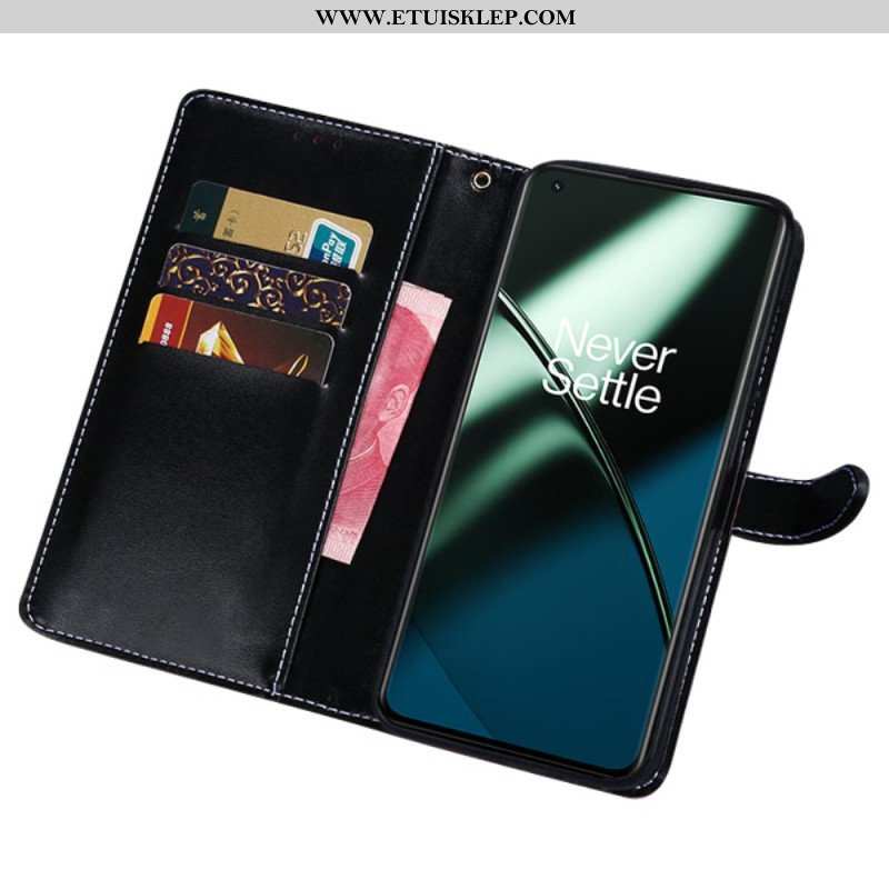 Etui Folio do OnePlus 11 5G Krokodyl Idewei